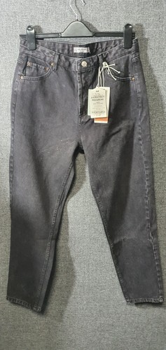 Pull bear black mom jeans - bear,