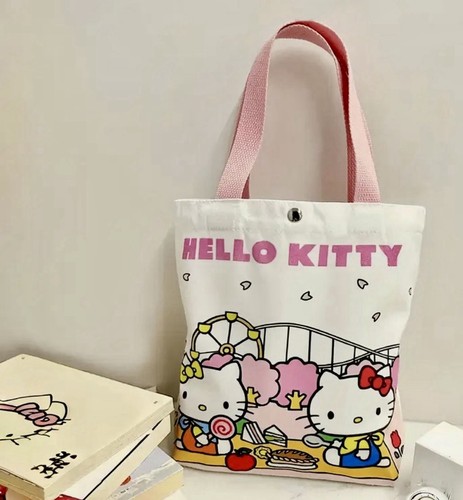 Hello kitty canvas tote bag - canvas,