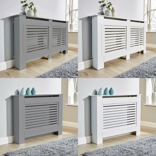 Radiator cover white grey - cover,