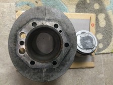 Moto Guzzi Round Fin Cylinder Barrel iron liner +Piston Le man Sp etc  1000 88mm