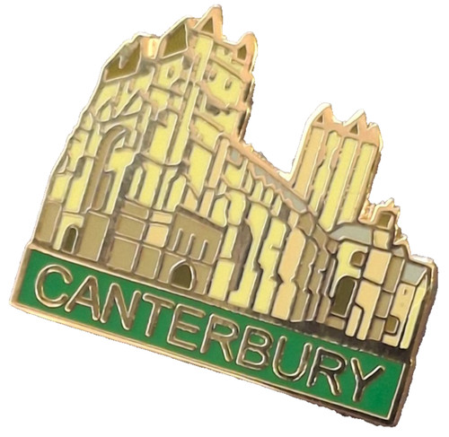 Canterbury cathedral pin - cathedral,