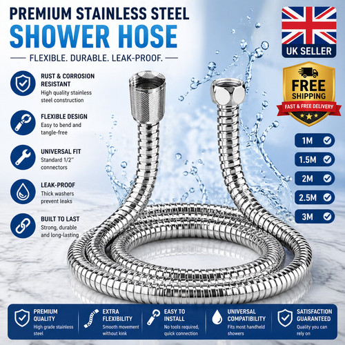 Stainless steel shower hose - shower,
