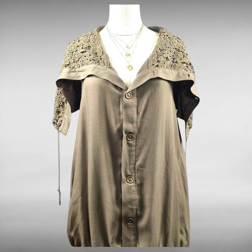Boho peasant olive - boho, taupe