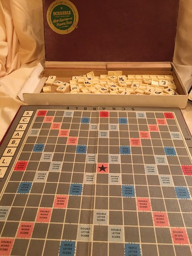 1950s original scrabble - 1950s,