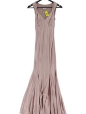Karen Millen Maxi Dress UK8 in Tan