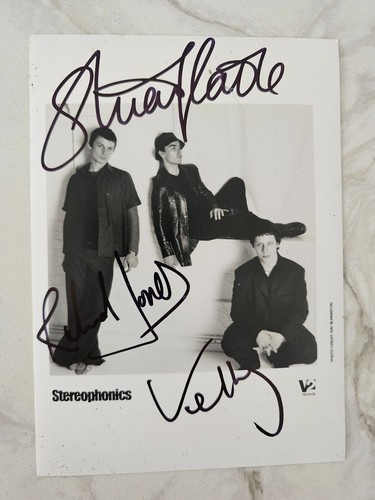 Stereophonics signed 6 - stereophonics, x