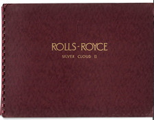 Rolls-Royce Silver Cloud II 1959-1962 UK Market Spiral Bound Sales Brochure