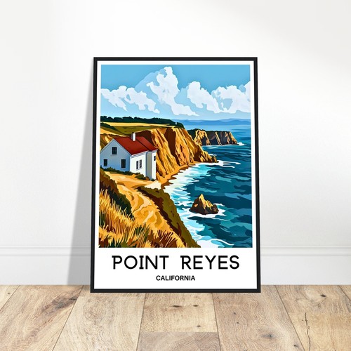 Point reyes travel print - point,