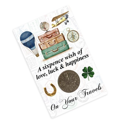 Travel holiday sixpence coin - travel,