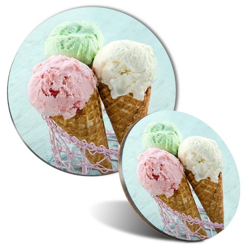 Mouse mat coaster - mouse, ice