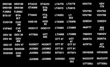 MODEL BUS WATERSLIDE TRANSFERS