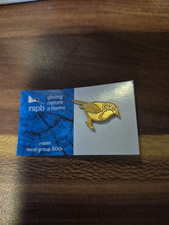 RSPB PIN BADGE Gold Robin 50th Years Local Group. 
