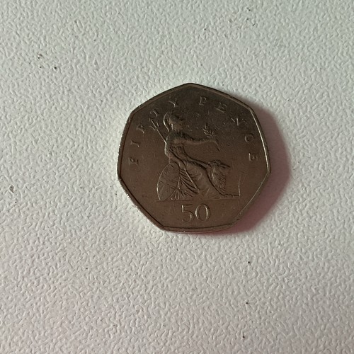 1997 british 50p coin - 50p,