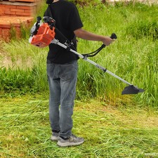 2Stroke Gas Weed Trimmer Brush Cutter Pull Start Petrol Lawn Edger Grass Trimmer