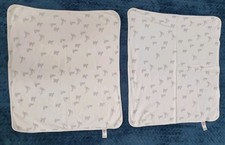 2 x M&S Baby Blanket white
