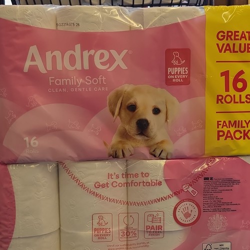 Andrex family soft toilet - andrex, roll