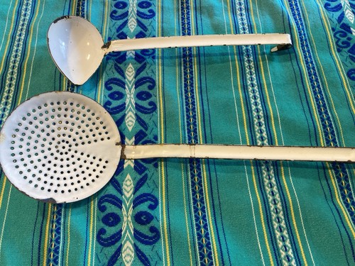 Two antique french enamel - antique,