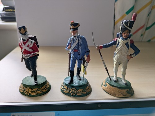 Cast figures napoleonic - x,