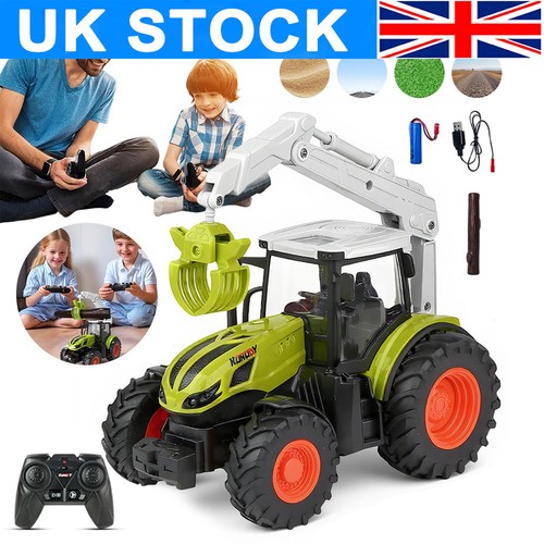Remote controlled tractor - controlled, w/