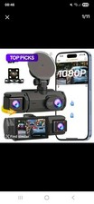 3- Channel Dash Cam with Front