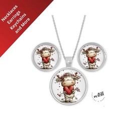 Valentine Love Highland Cow