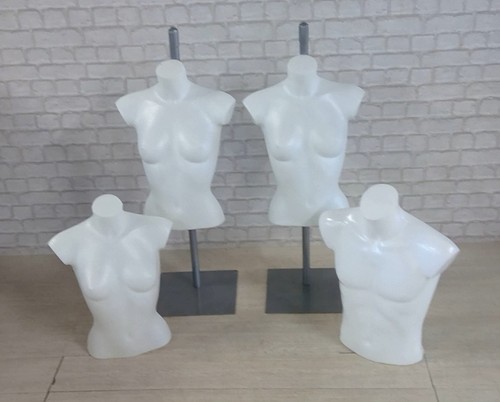 Plastic torso mannequins and - mannequins,
