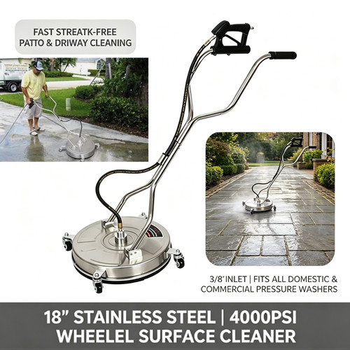 4000psi wheeled stainless - 4000psi,