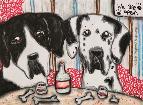 Great dane the bistro art - great,