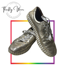 Heavenly Feet Stepper Gold Ladies Casual Comfort Pumps Trainers Uk 8