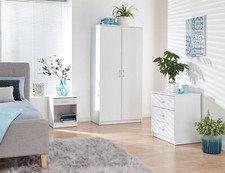 Panama 3pc Set White 2 Door