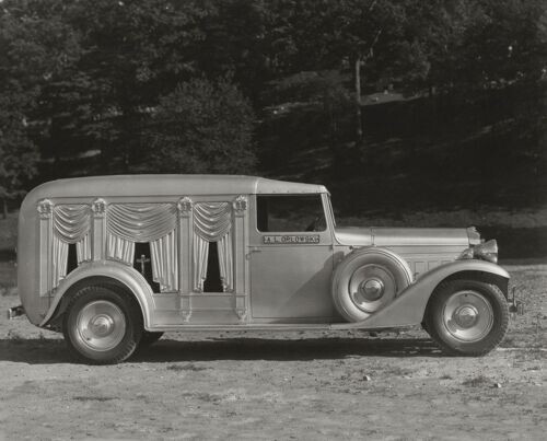 Antique funeral hearse photo - antique,