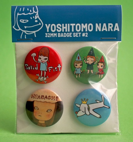 Yoshitomo nara badges - badges, 32mm