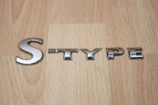 BOOT BADGE "S-TYPE" CHROME- Jaguar S-Type 2002-2007