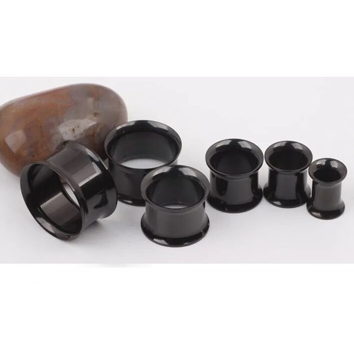 Black titanium anodised - black, double