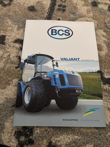 Bcs valiant tractor brochure - bcs,