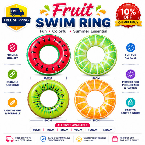 Fruit inflatable swim - swim, ring