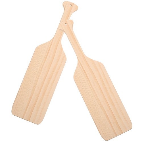 2pcs wooden paddle - wooden, decor