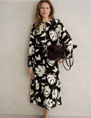 Hobbs black ivory floral - black/ivory,