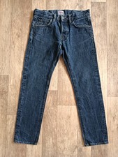Edwin ED 55 Relaxed Blue Denim Jeans Mens W30 L29 Good Condition Worn Look