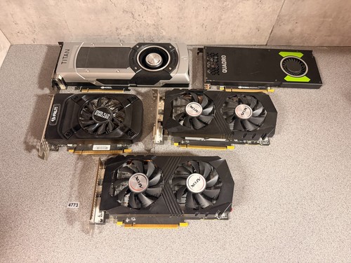Joblot graphics cards - of,
