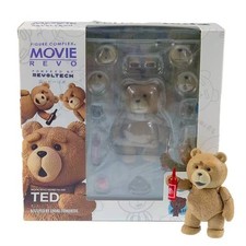 Boxed Teddy Bear Figure Movie TED 2 Ted Action Figure Model Toys 10Cm Joint Mova