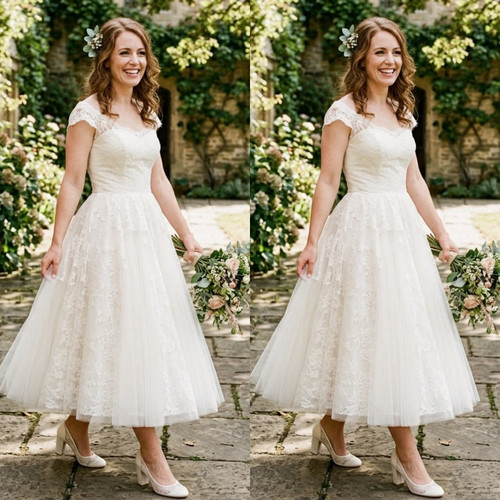Tea length wedding - tea, dresses
