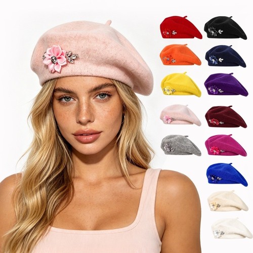 Wool beret french style - wool,