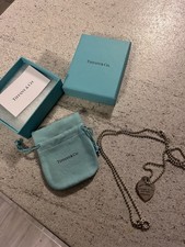 Tiffany & Co Silver Chain Please Return To T&Co New York Medium 18inch Chain