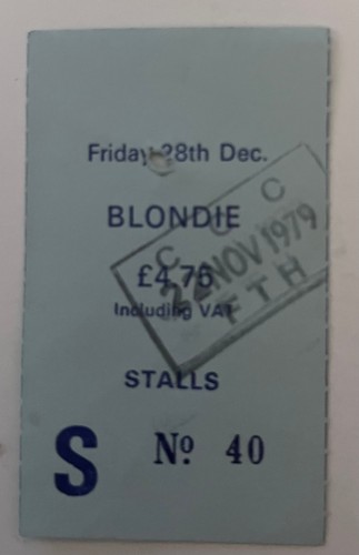 Blondie dec 28th 1978 - dec,