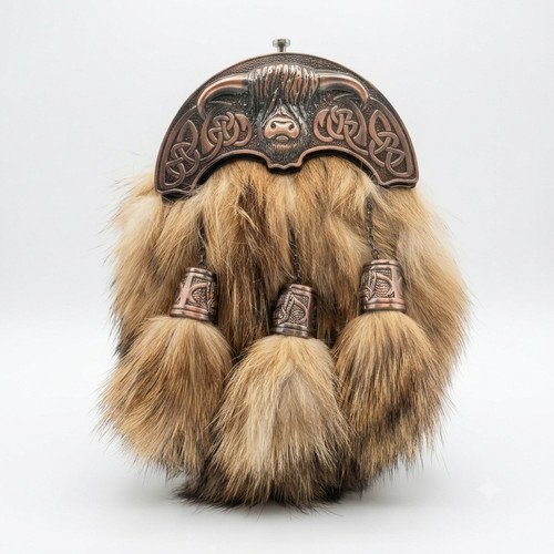 Antique bull cantle fur - bull,