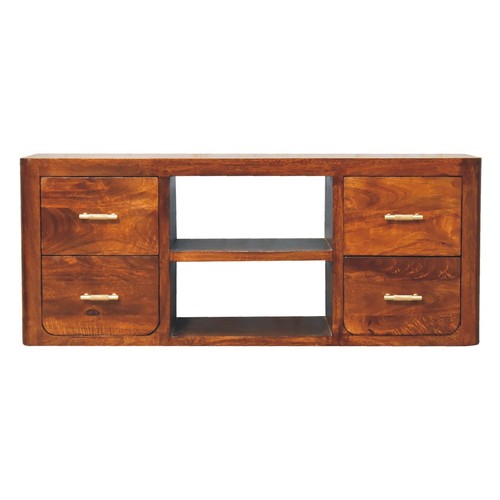 Luca media unit mango - media, wood