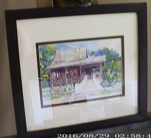 Original framed watercolour - original,