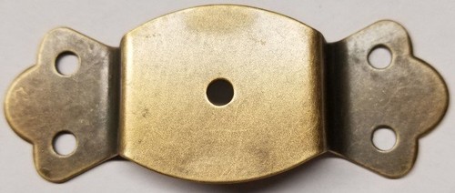Antique brass trunk handle - antique,