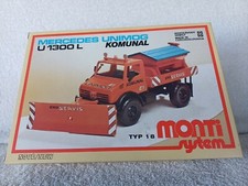 Monti System 1/48 TYP 18 Mercedes Unimog U 1300 L Snow Plow Komunal Unstarted 